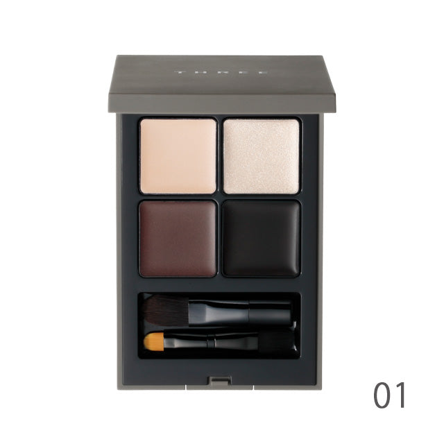 THREE Eye Dimensional Quad Palette 3 palettes