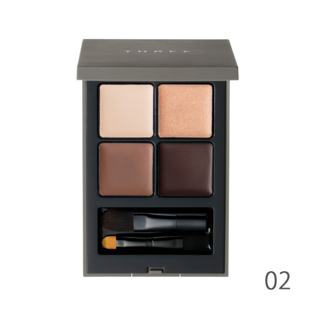 THREE Eye Dimensional Quad Palette 3 palettes