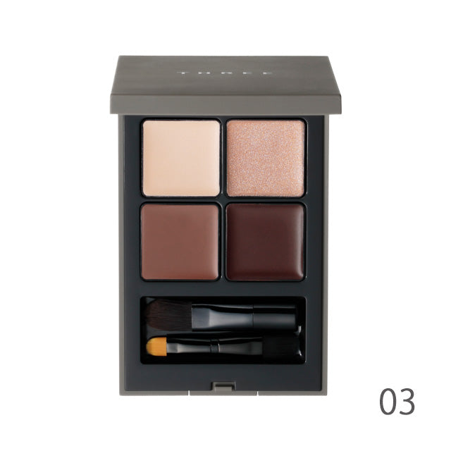 THREE Eye Dimensional Quad Palette 3 palettes