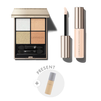 [VOCE×LUNASOL] A delicate pure set with a moist, radiant look