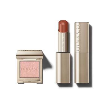 Lunasol [Sunlit Shower] Lip & Mono Eye Coloration Set
