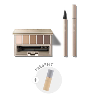 [mi-mollet x LUNASOL] Nude Eyebrow Set 2 (for thin and narrow eyebrows)