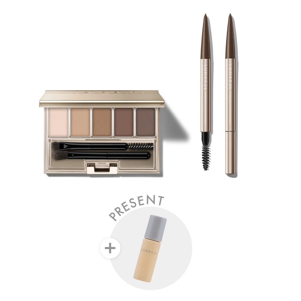 [mi-mollet x LUNASOL] Nude Eyebrow Set 1 (for darker and thicker eyebrows)